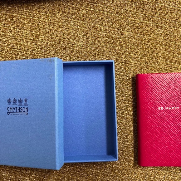 Smythson Accessories - Smythson small notebook. Leather and NWOT, includes box
